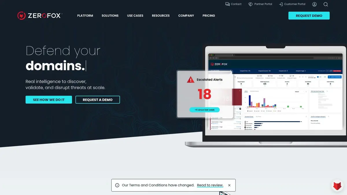 ZeroFox, Dark Web Intelligence and Digital Risk Protection