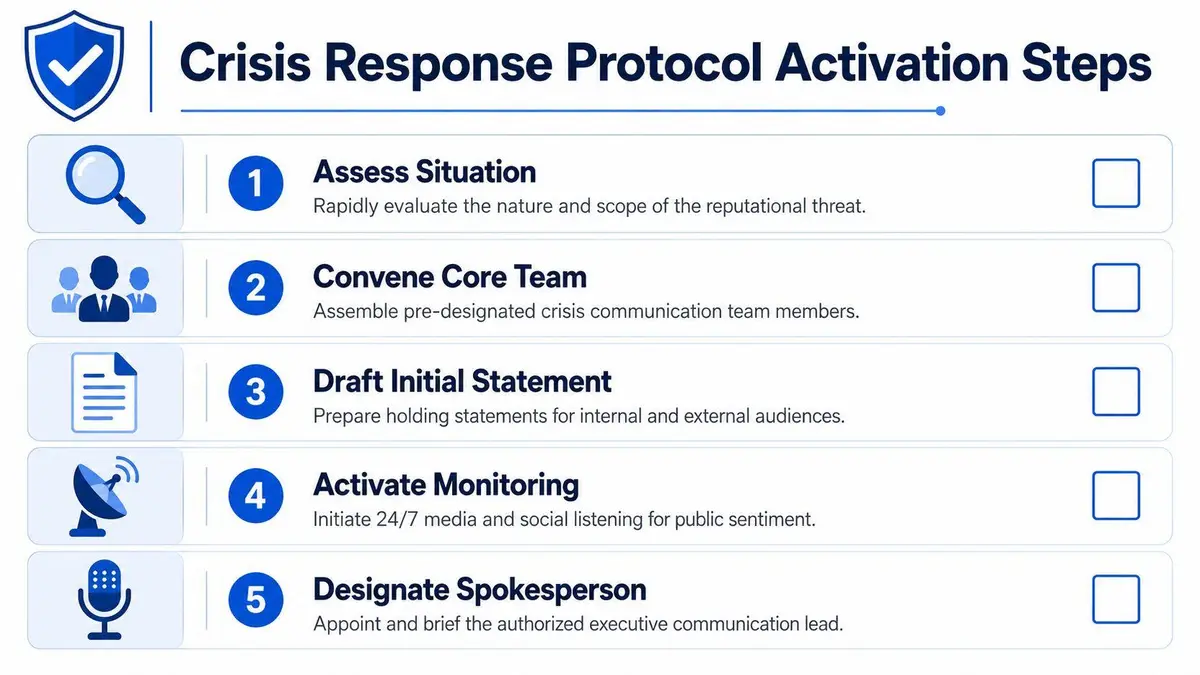 Activating the Crisis Response Protocol