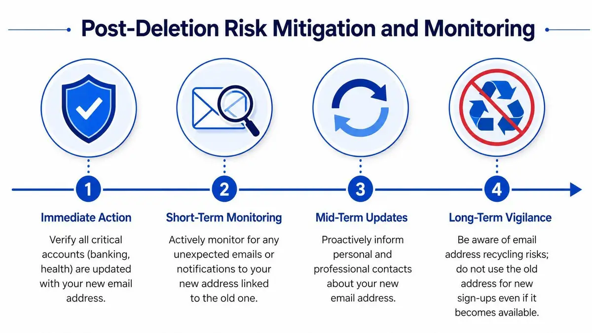 Post-Deletion Risk Mitigation and Monitoring