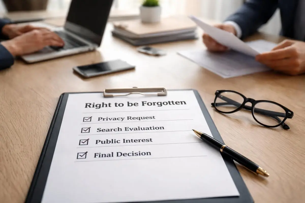 Legal framework for content removal