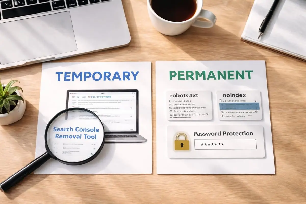 Google removal methods comparison