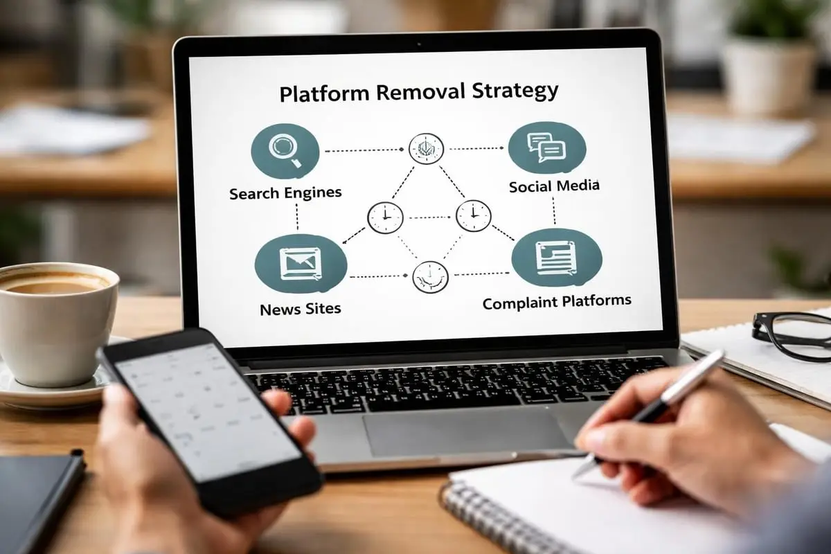 Multi-platform removal workflow