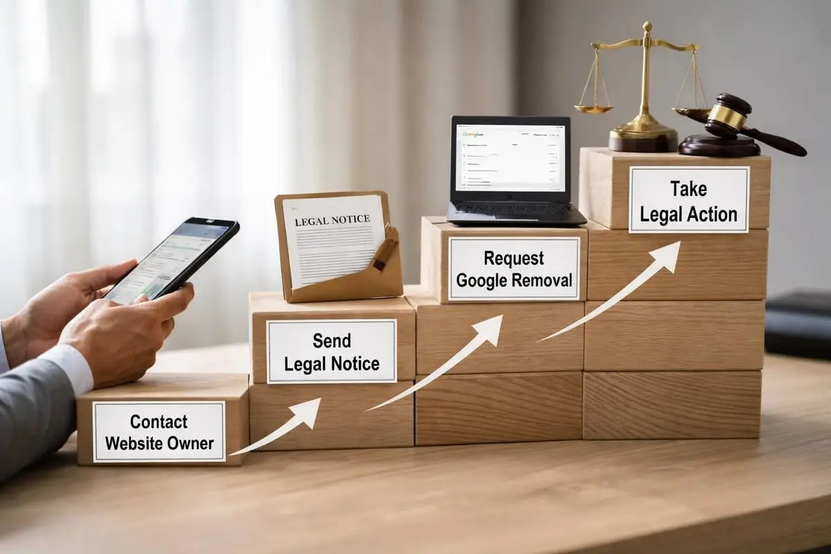 Third-party content removal process