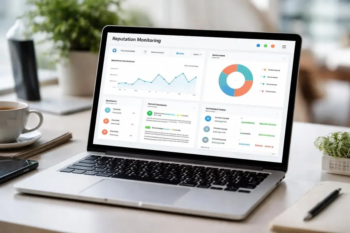 Reputation monitoring dashboard