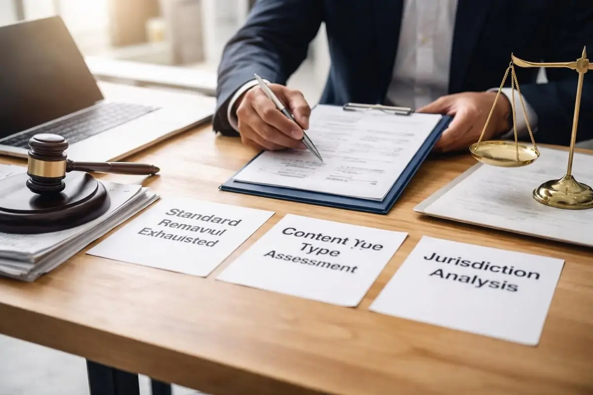 Legal removal decision framework