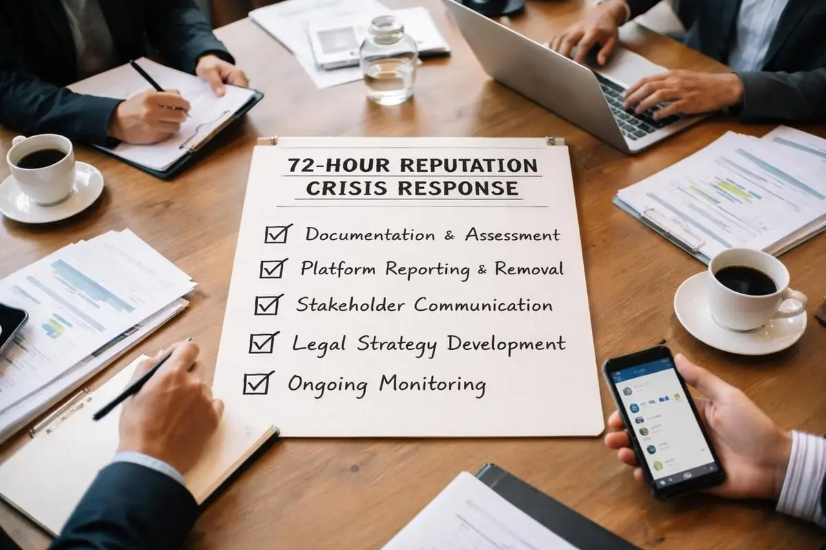 Crisis response timeline