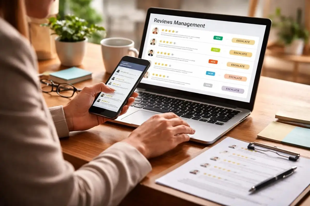 Review management workflow