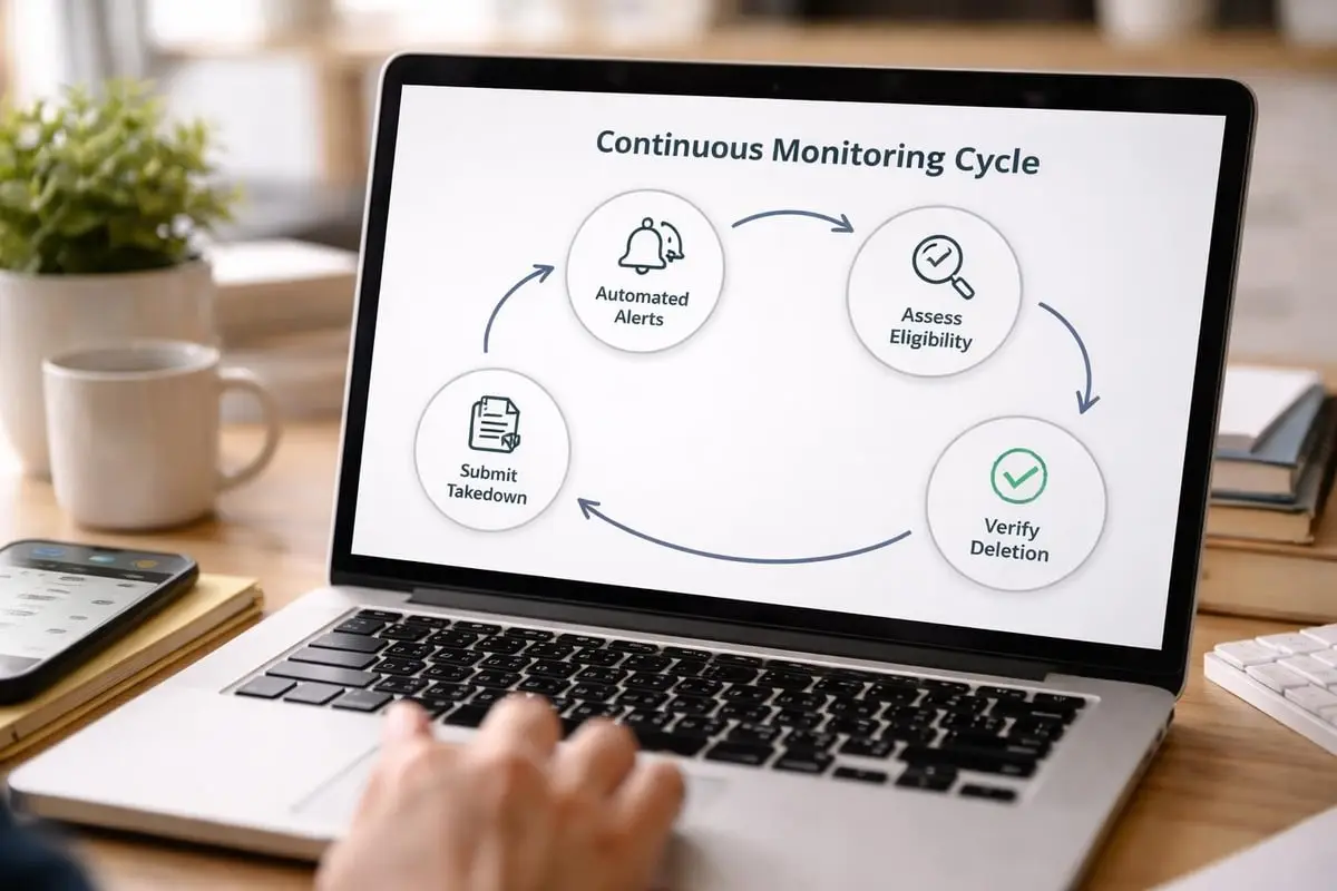 Reputation monitoring workflow
